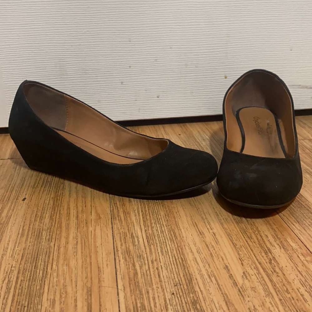 2/$15 - Short wedge ballet shoes